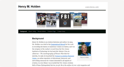 Desktop Screenshot of henrymholden.com