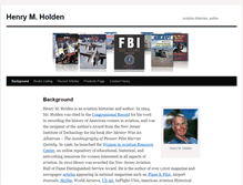 Tablet Screenshot of henrymholden.com